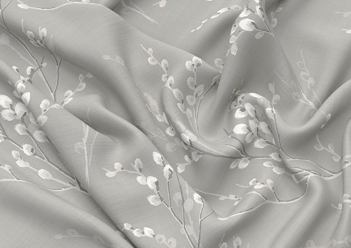 Laura Ashley Pussy Willow, Steel - Made to Measure Curtains - Image 4